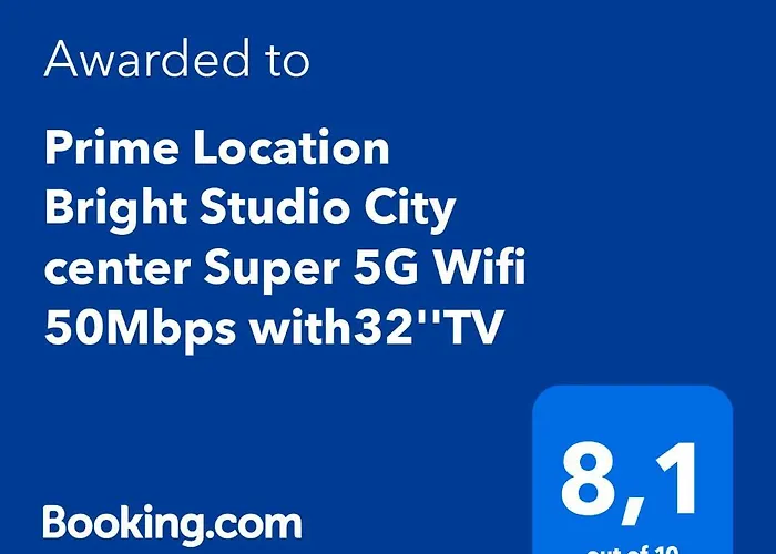 Prime Location Bright Studio City Center Super 5G Wifi 200Mbps With32\